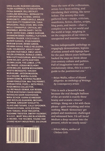 Social Medium: artist's writing, 2000-2015