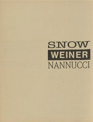 Snow Weiner Nannucci